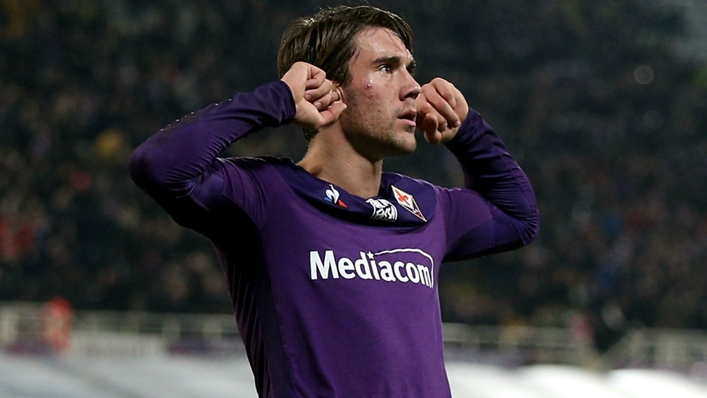 Fiorentina's Dusan Vlahovic