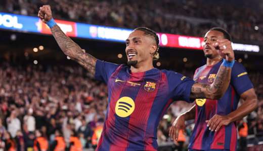 Barcelona 3-1 Real Betis: Raphinha at the double as Lewandowski gets winning Camp Nou farewell