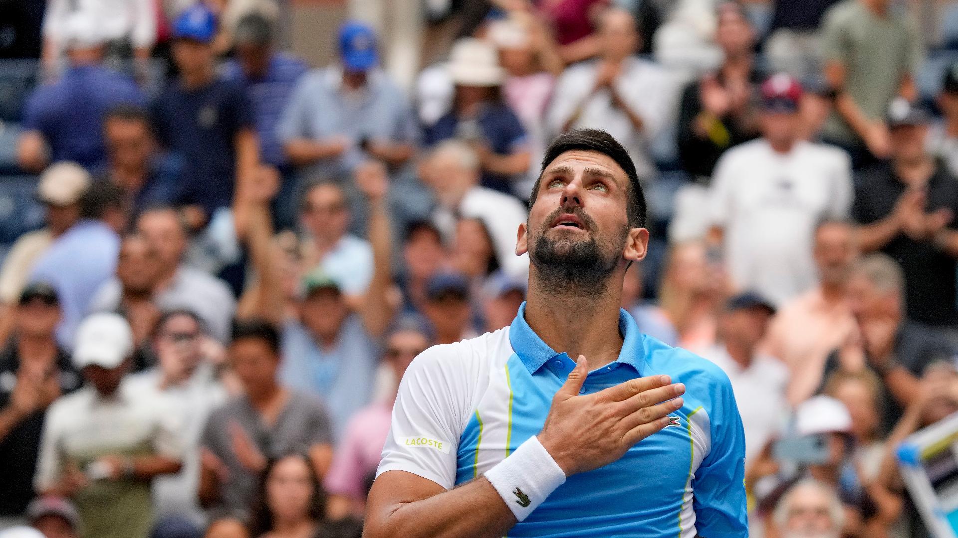 Novak Djokovic is into round three (John Minchillo/AP)