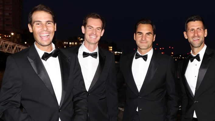 Rafael Nadal, Andy Murray, Roger Federer and Novak Djokovic have dominated men's tennis for almost 20 years