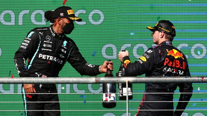 Lewis Hamilton and Max Verstappen are battling it out for the F1 title