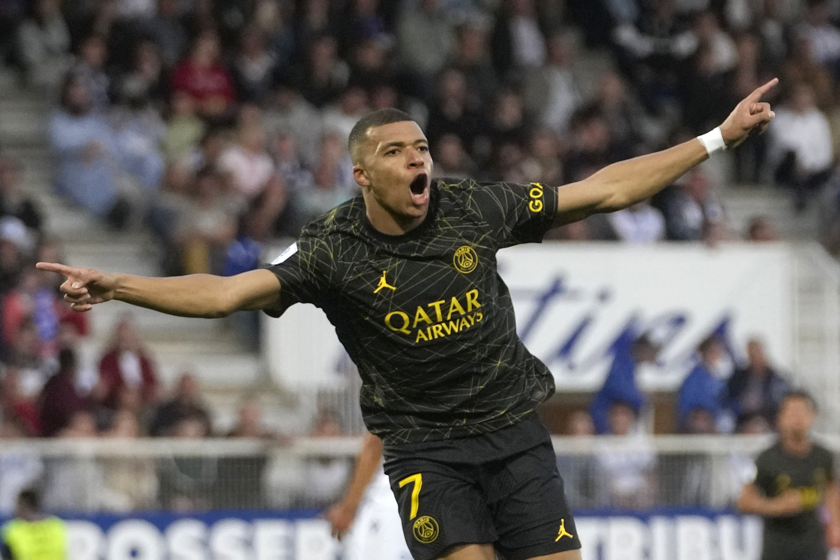 Mbappe has won five league titles with PSG