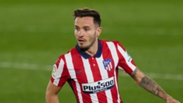 Saul Niguez in action for Atletico Madrid