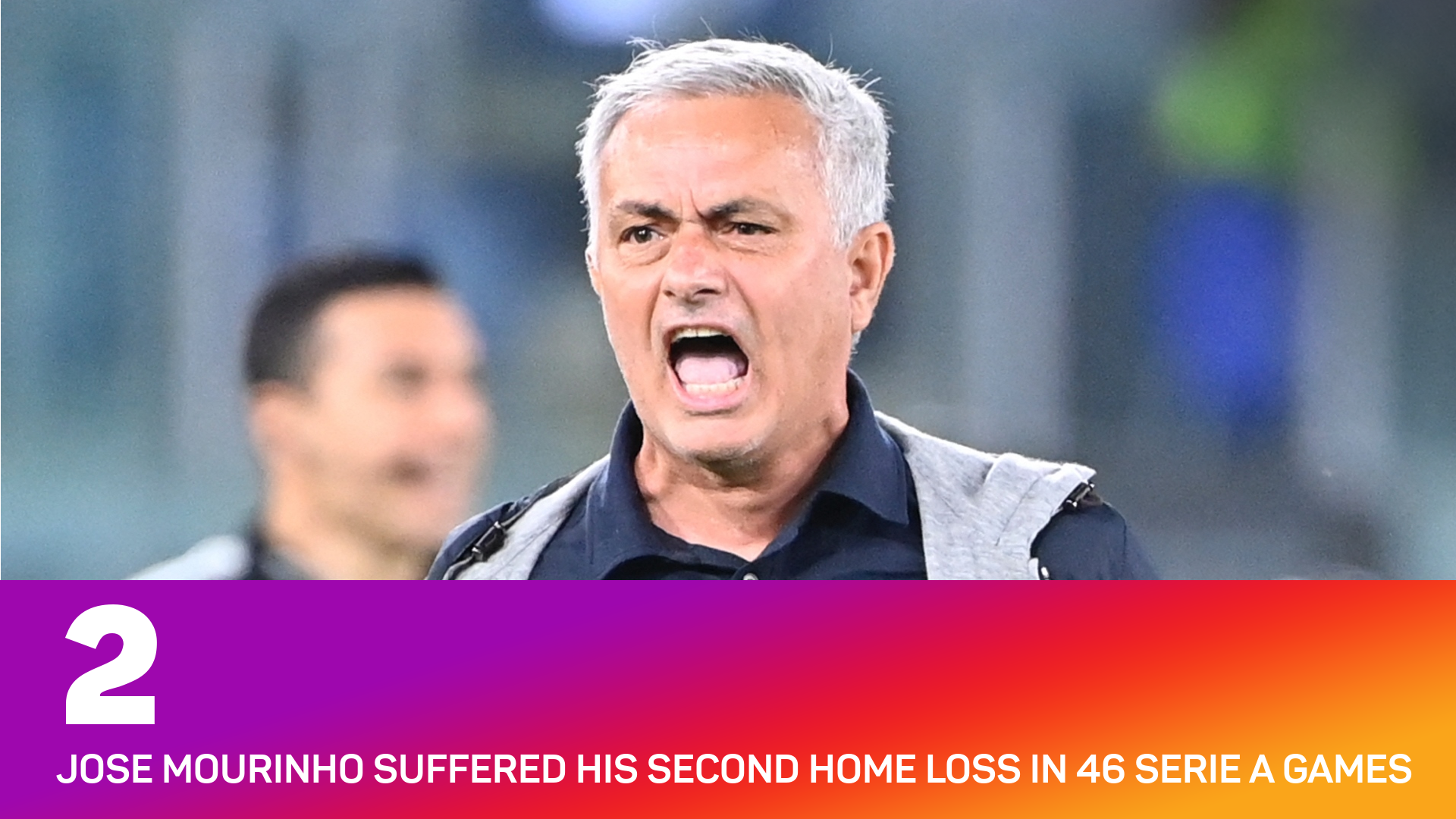 Jose Mourinho lost for the second time in 46 home Serie A matches
