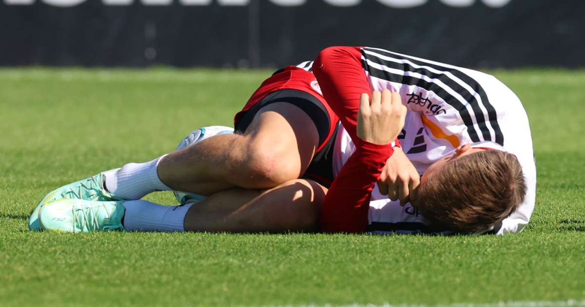 Nico Schlotterbeck during a training session