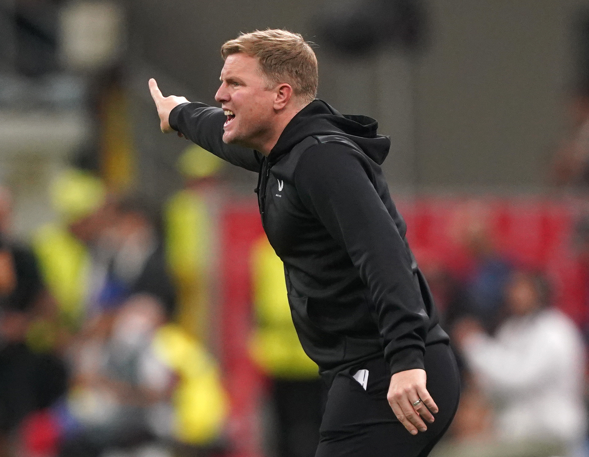 Eddie Howe saw his team weather a storm at the San Siro on their return to Champions League action