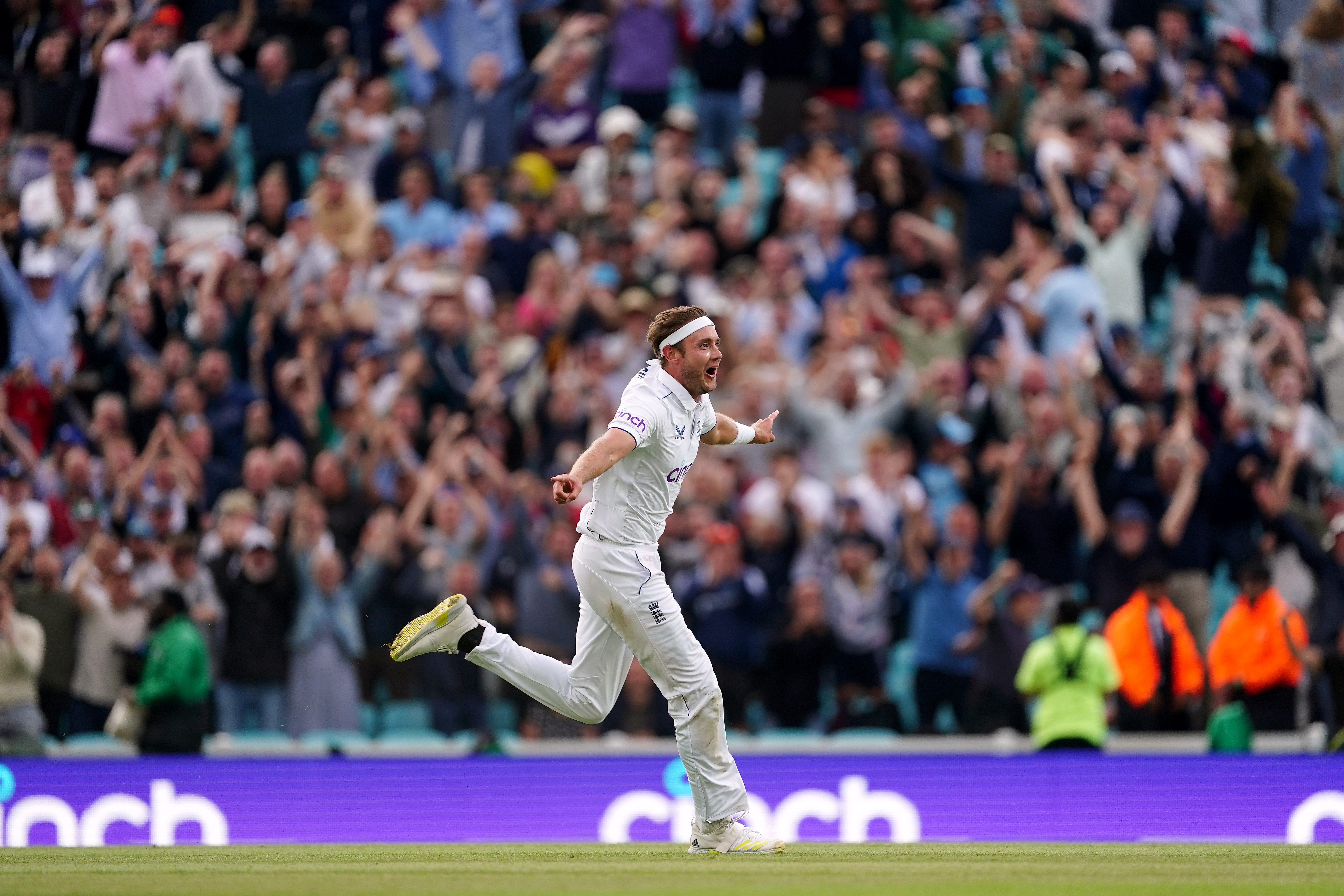 Broad enjoyed a fairytale final act with England.