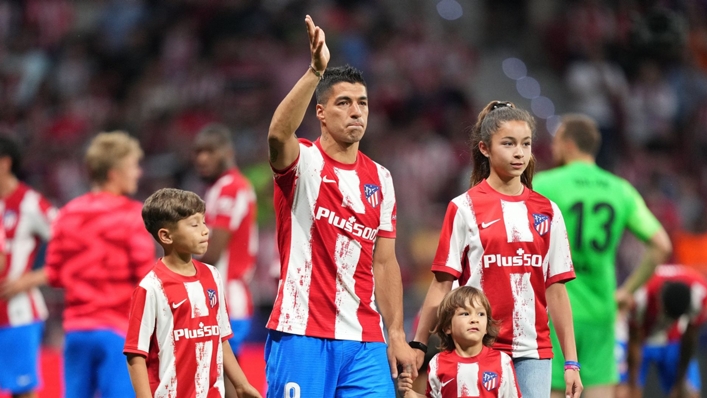 Luis Suarez brought out family for his Atletico Madrid farewell