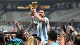Lionel Messi is favourite for the Ballon d'Or after winning the World Cup (Martin Rickett/PA)