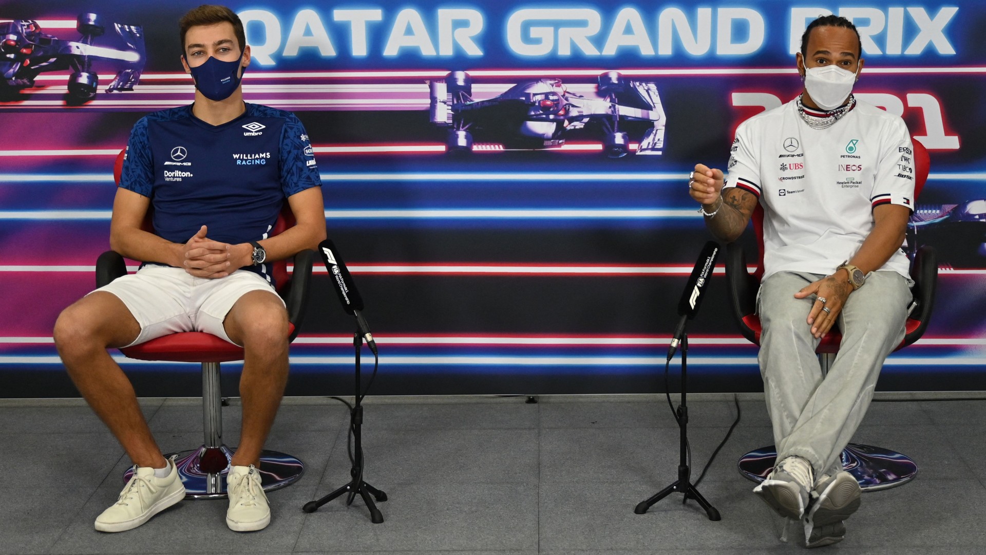 Russell and Hamilton will team up at Mercedes next season