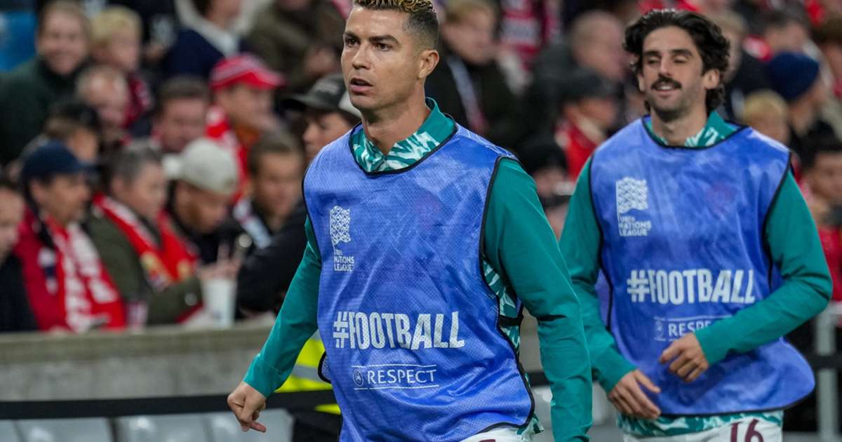 Cristiano Ronaldo representing Portugal