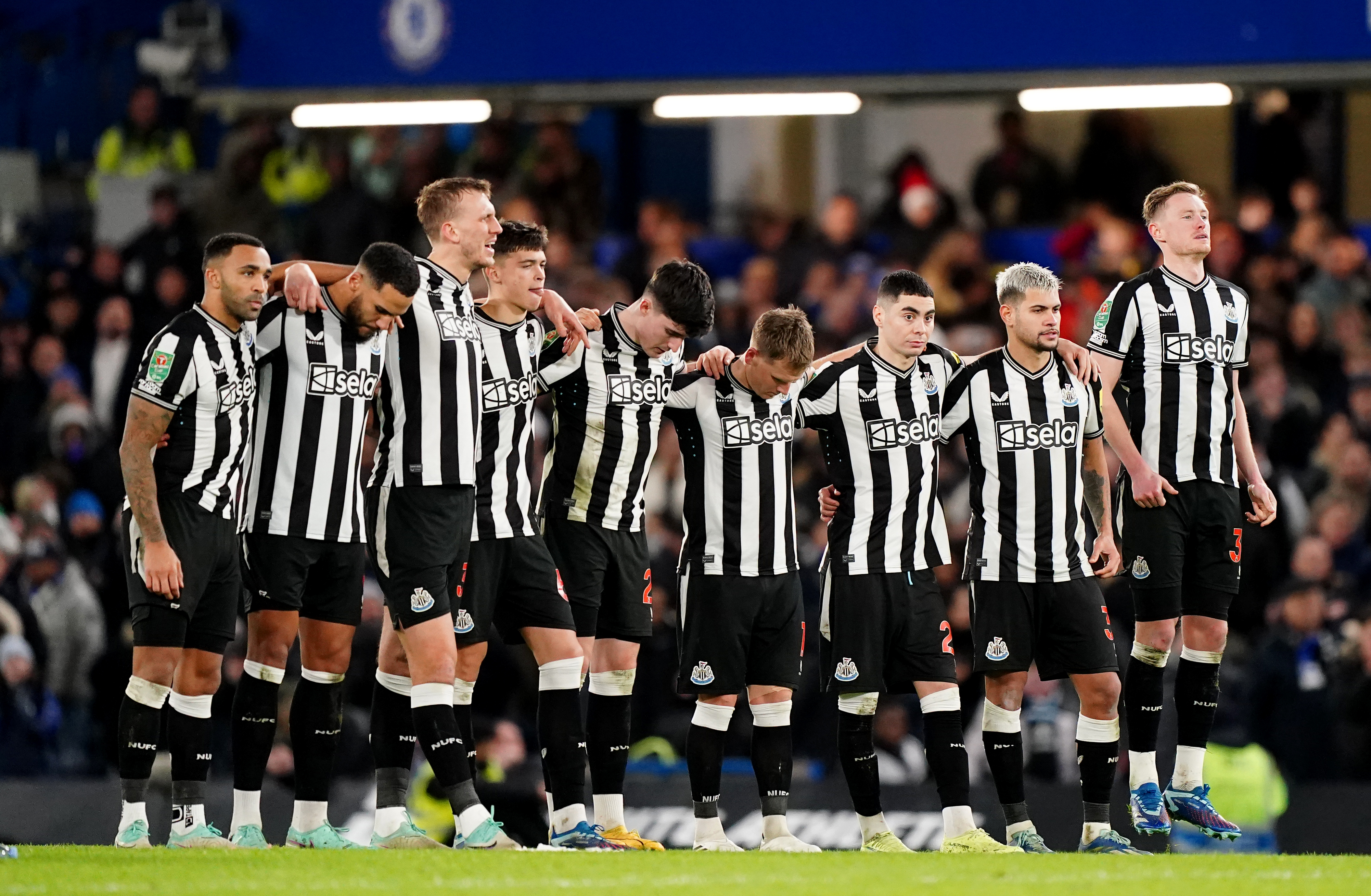 Newcastle went out of the Carabao Cup after a quarter-final penalty shoot-out defeat at Chelsea