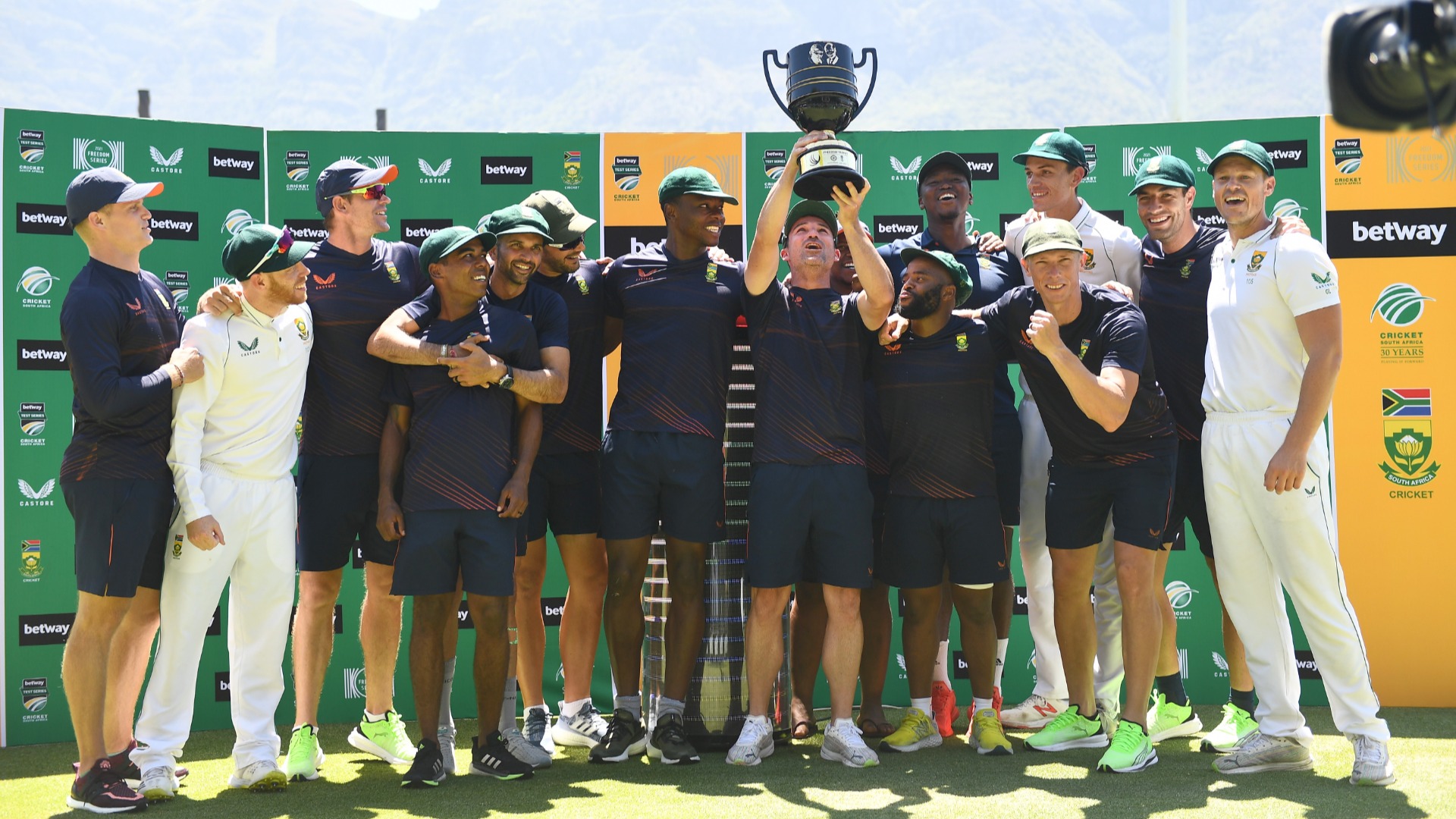 Elgar 'elated' to see resurgent South Africa rise to the challenge of beating India