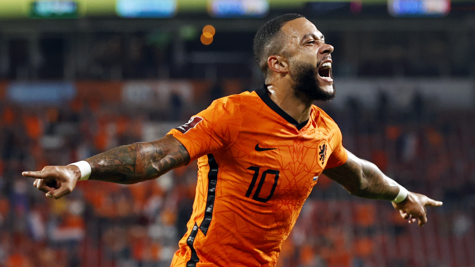 Memphis Depay has scored 13 times in his last nine international appearances