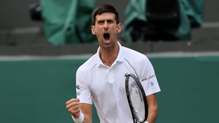Novak Djokovic beat Denis Shapovalov in straight sets