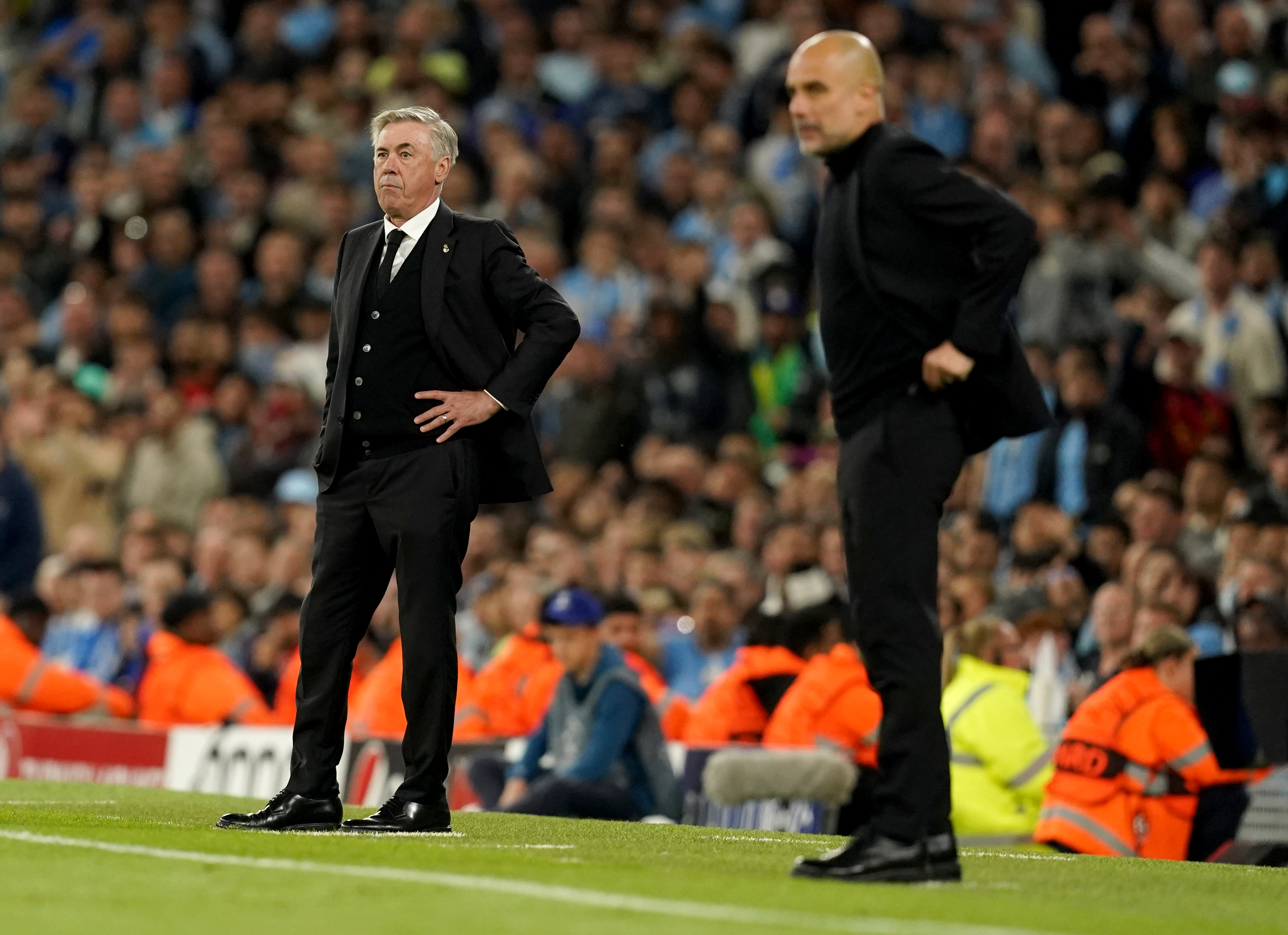 Carlo Ancelotti and Pep Guardiola