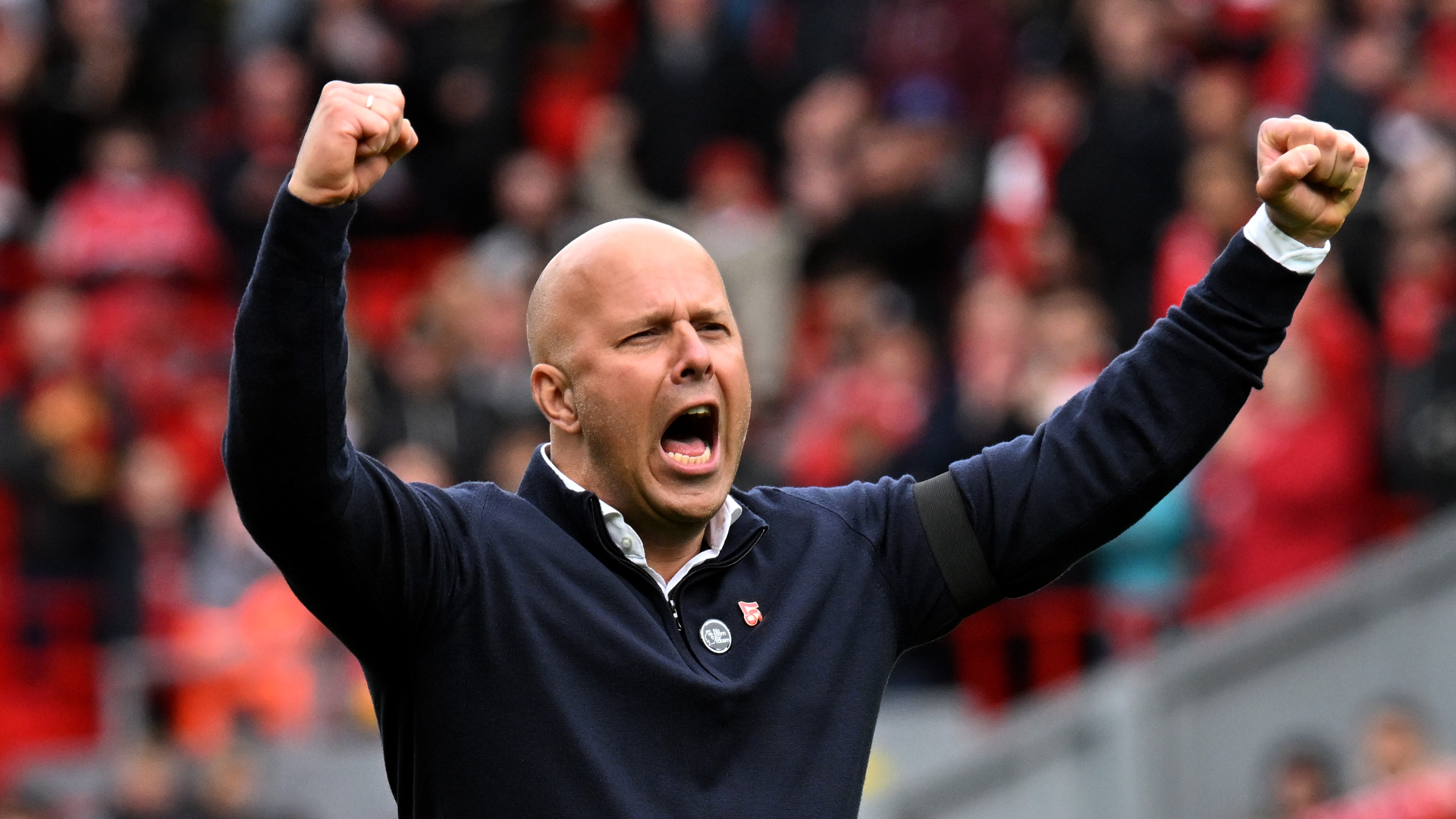 Slot labels Liverpool 'mentality' key after moving two wins away from title