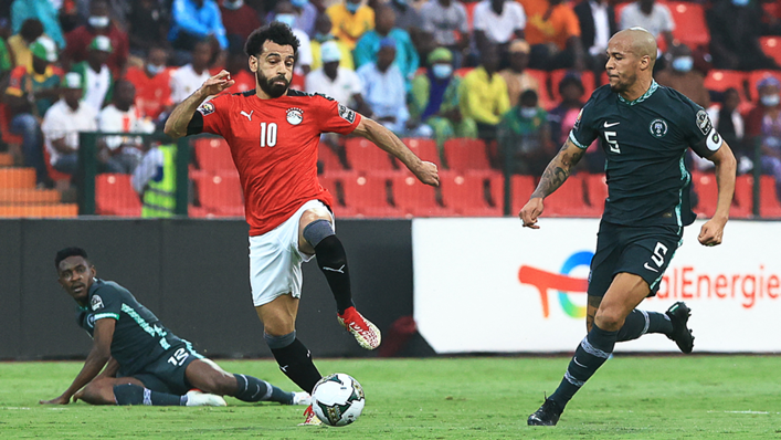 Mohamed Salah was unable to find the net for Egypt against Nigeria
