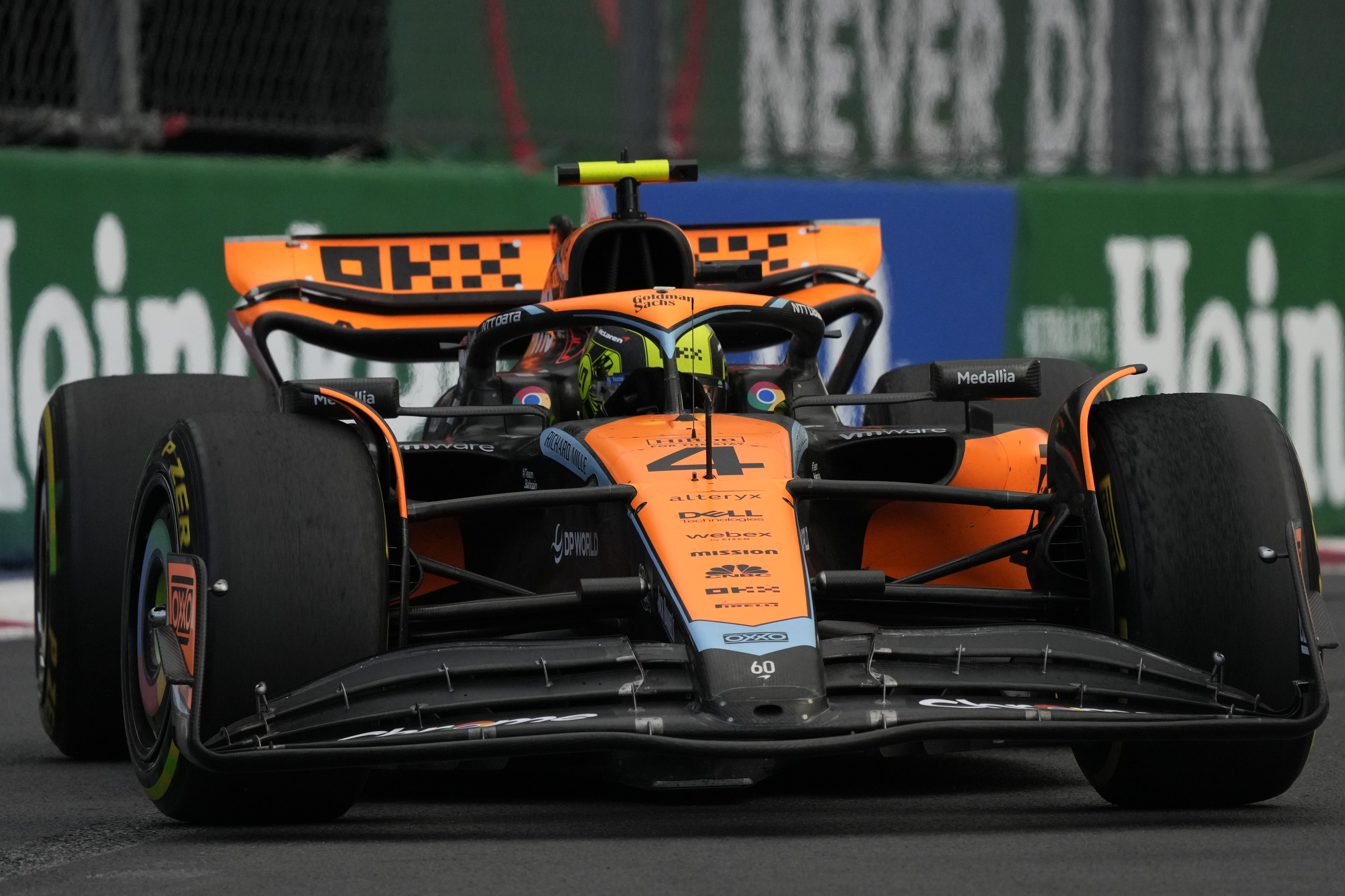 McLaren driver Lando Norris will start from 19th on the grid