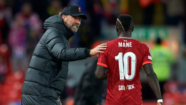 Jurgen Klopp could be without Sadio Mane for the whole of January