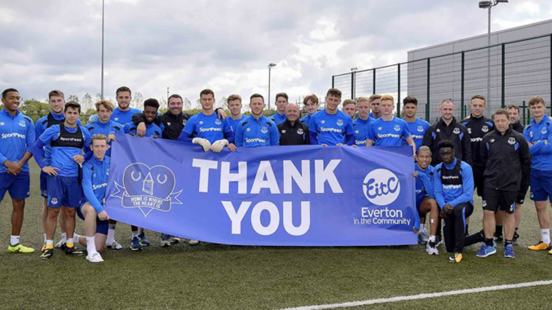 Everton's under-23 squad are buying a house for young homeless people Everton's under-23 squad are buying a house for young homeless people