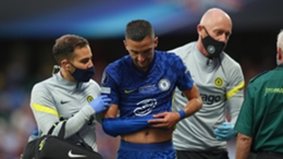Hakim Ziyech suffered a shoulder injury in Chelsea's Super Cup final