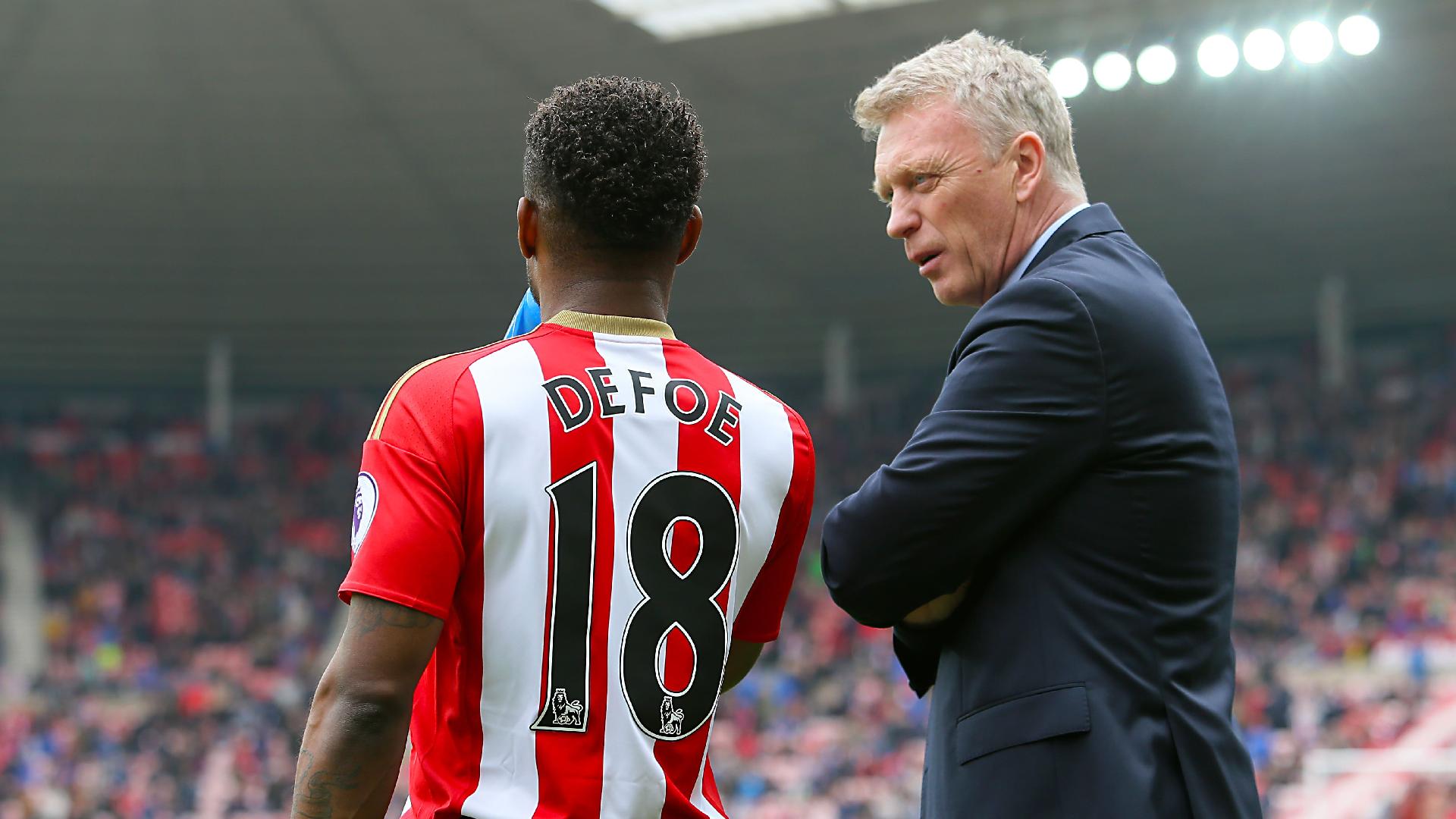 Jermain Defoe praised former manager David Moyes for reaching the Europa Conference League final with West Ham (Richard Sellers/PA)