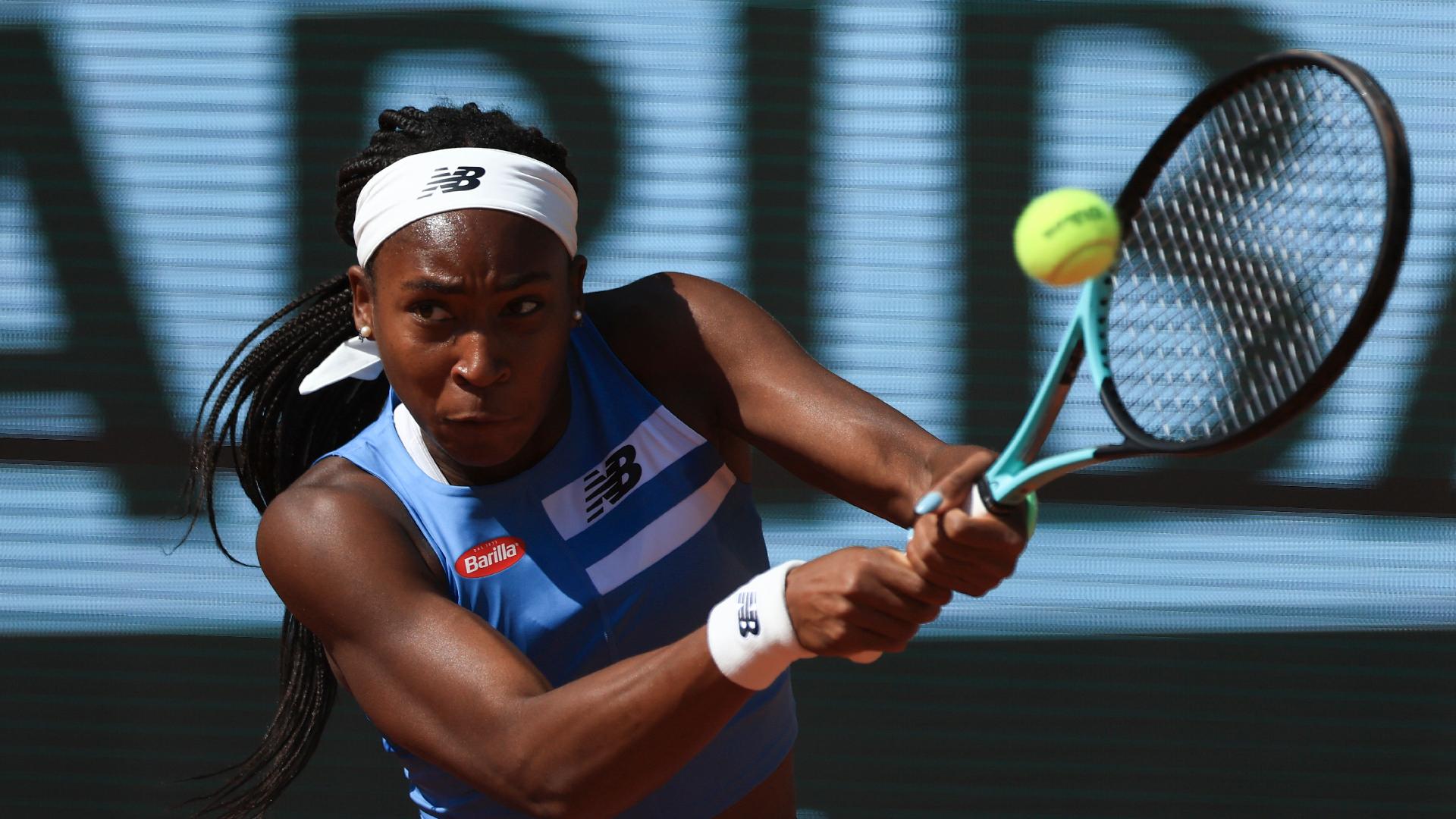 Coco Gauff defeated Anna Karolina Schmiedlova (Aurelien Morissard/AP)