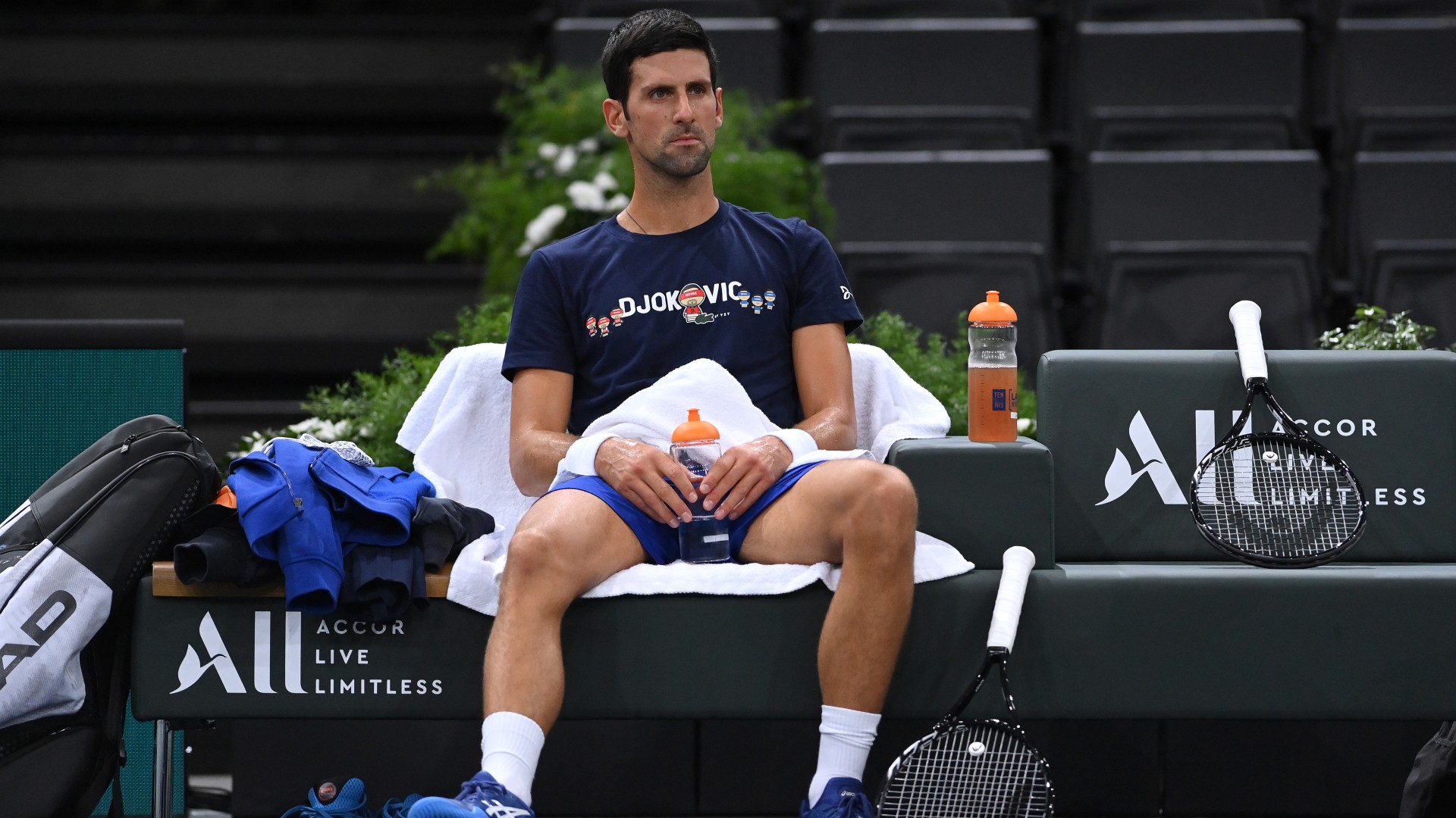 Australian Open champion and world number one Novak Djokovic
