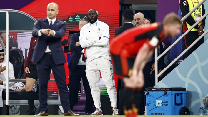 Romelu Lukaku missed Belgium's World Cup opener after failing to recover from a thigh injury