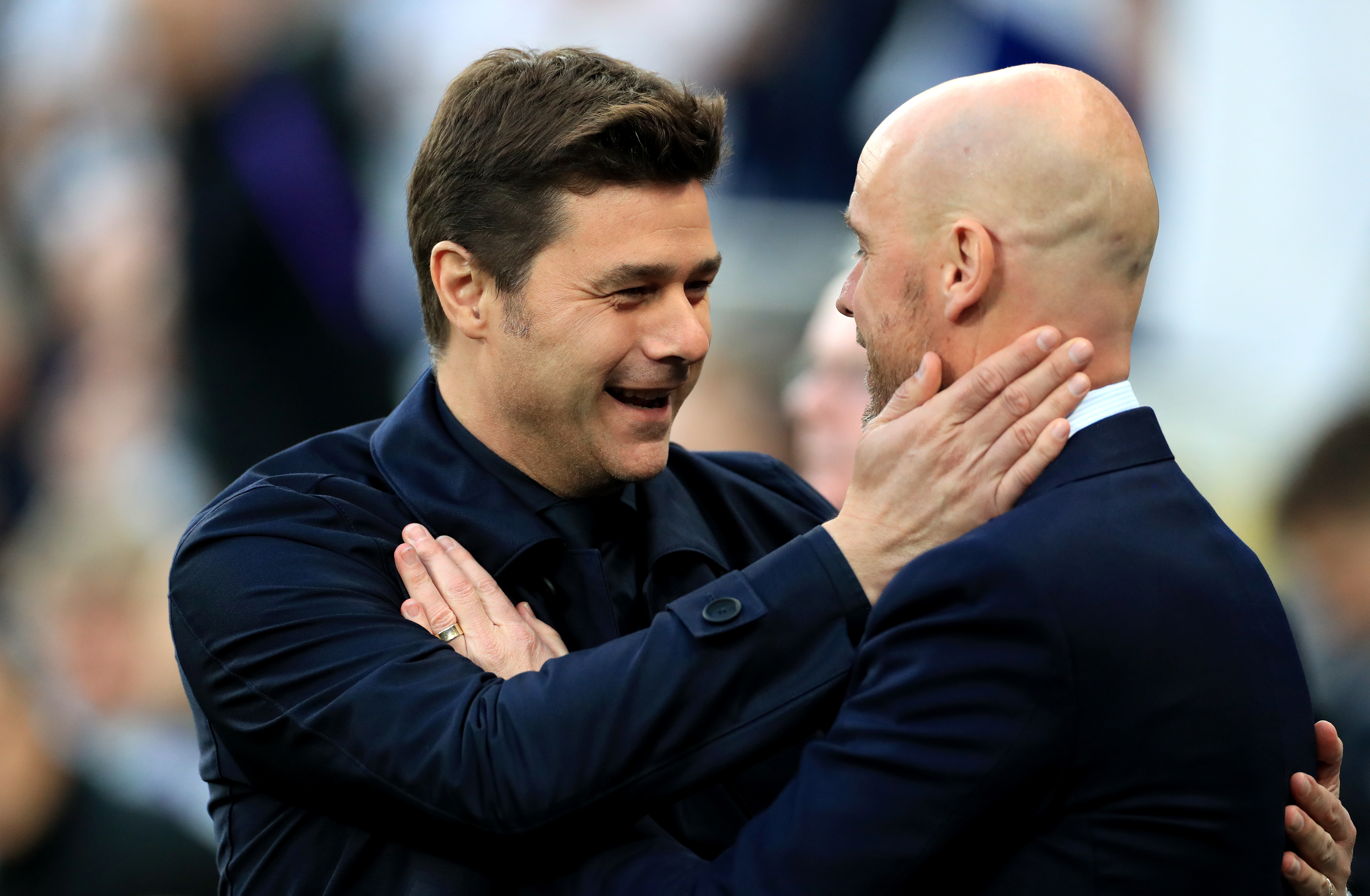 Mauricio Pochettino and Ten Hag face each for the first time since Tottenham knocked out Ajax in the 2019 Champions League semi-finals