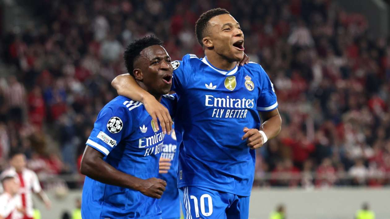 Olympiacos 3-4 Real Madrid: Marvellous Mbappe nets four in Champions League thriller