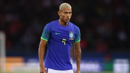 Richarlison had a banana thrown at him after scoring for Brazil against Tunisia in Paris