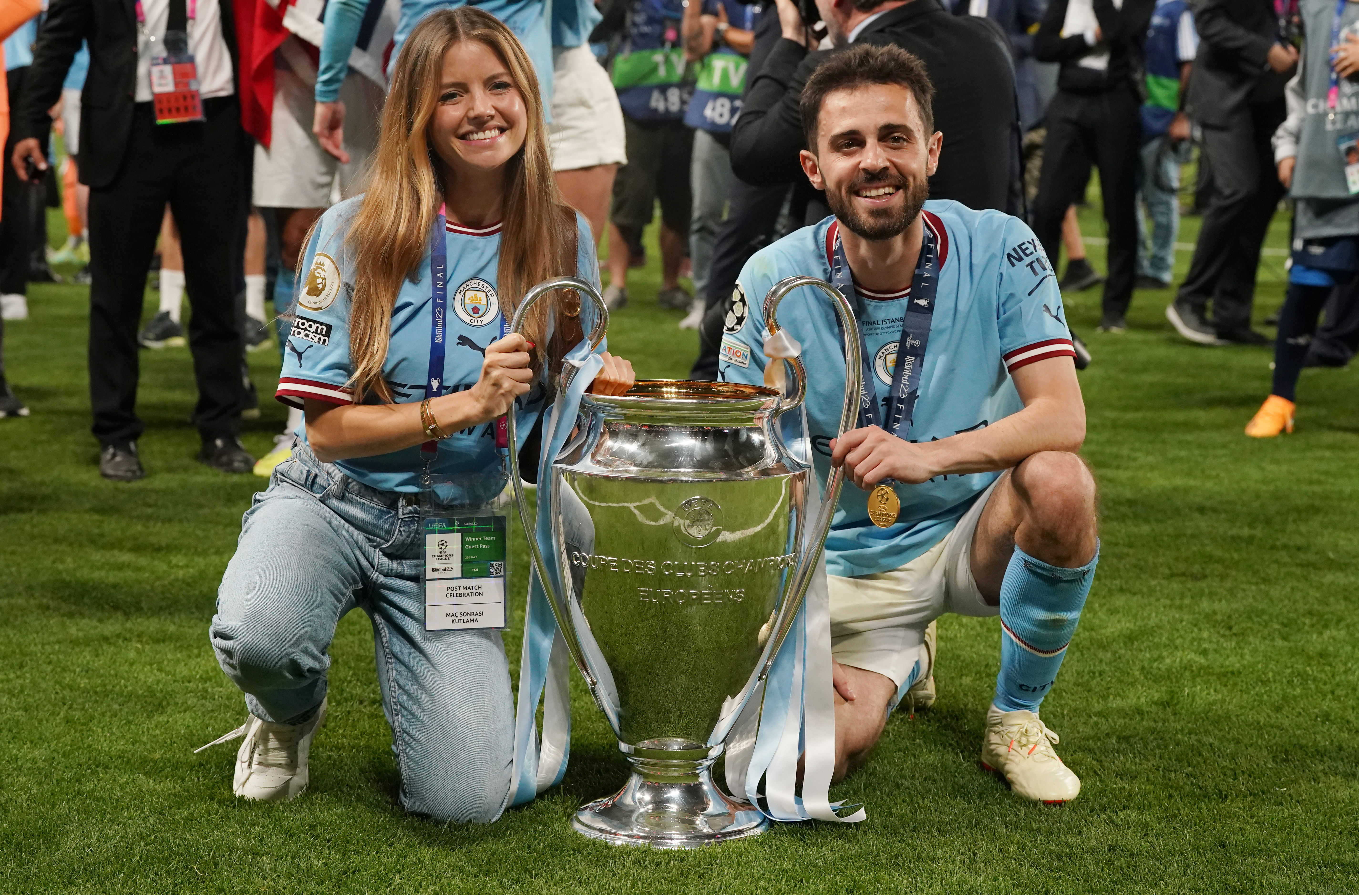Bernardo Silva helped Manchester City win the treble last season