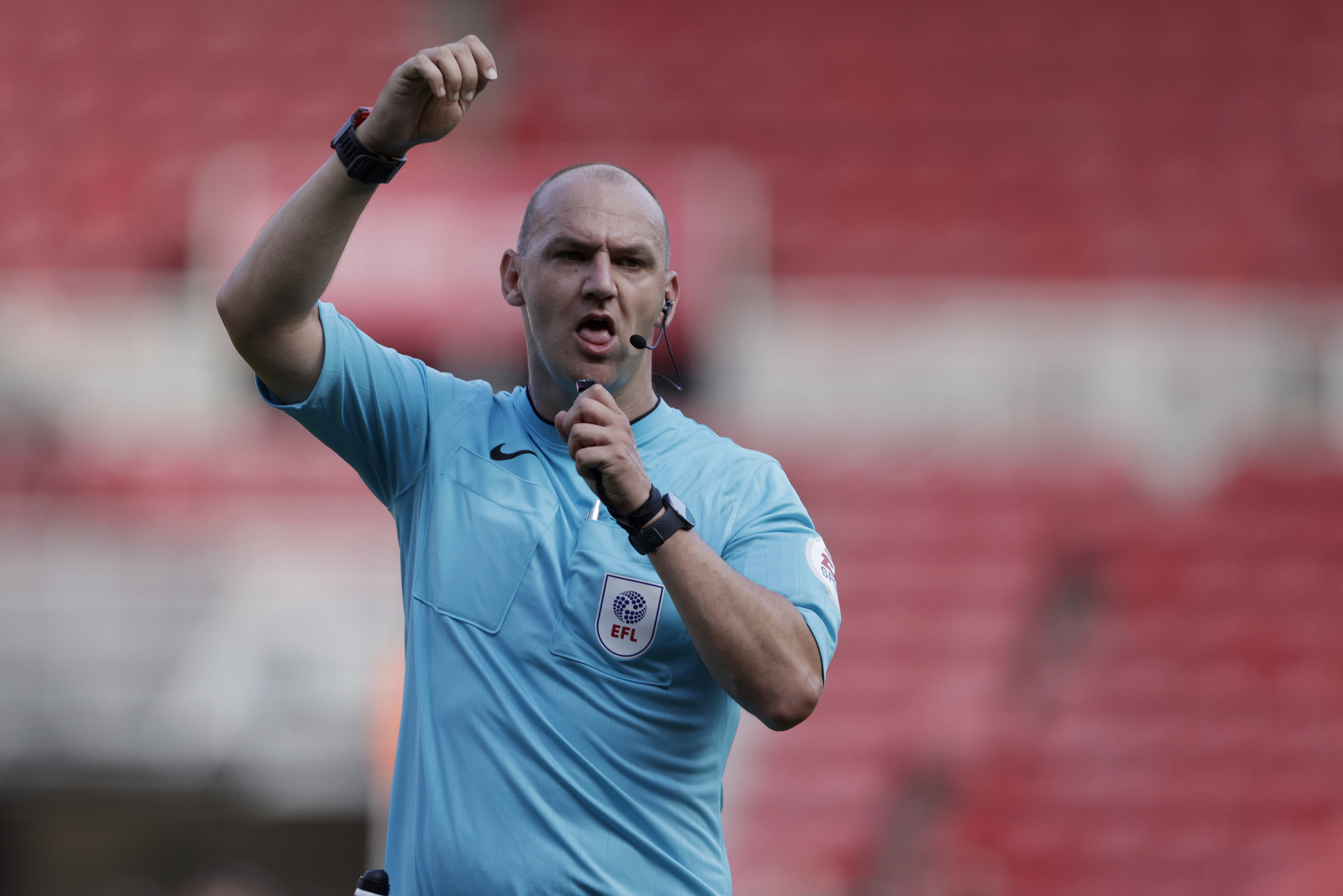 Robert Madley visited Rotherham with Howard Webb