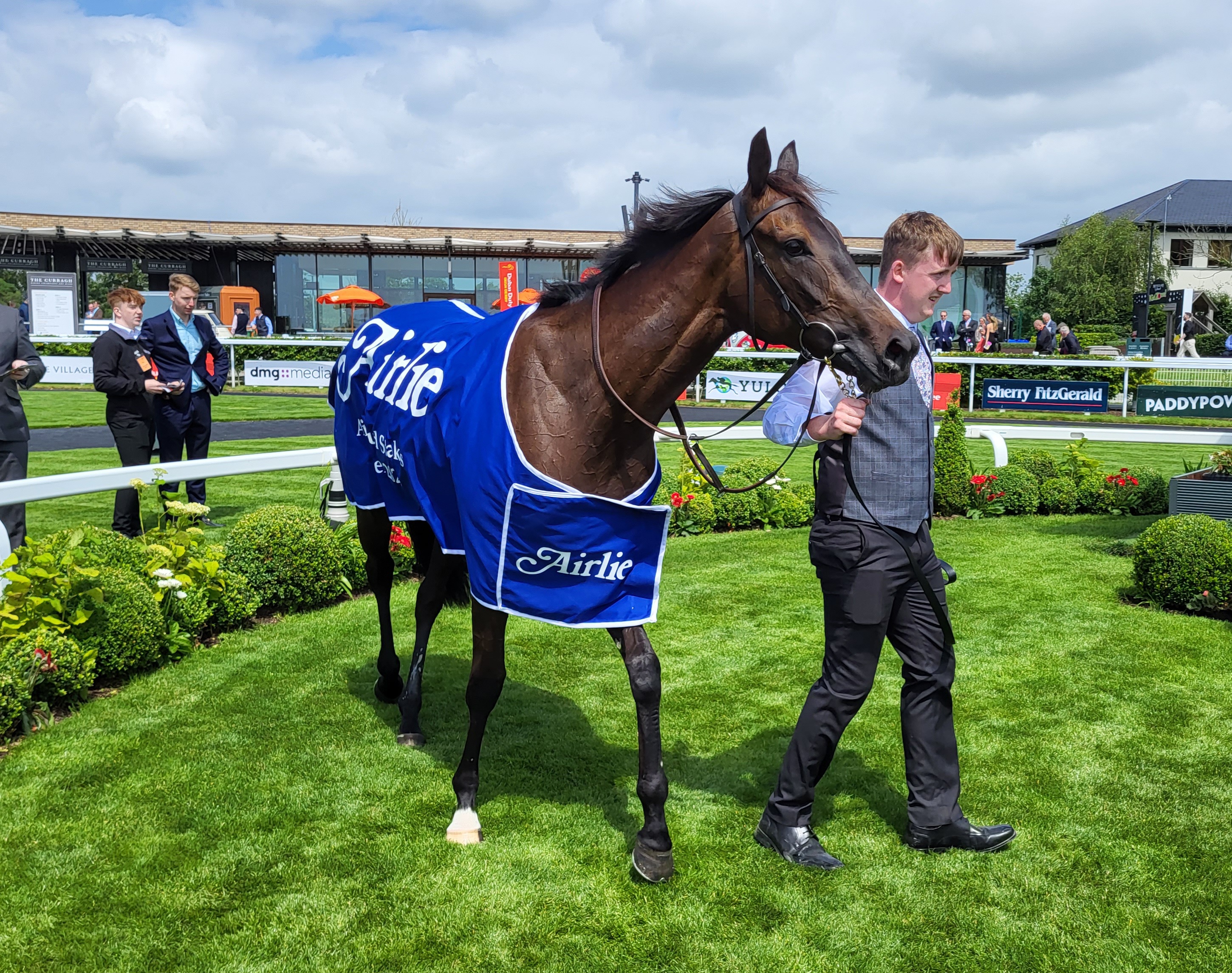 Matrika after winning the Airlie Stud Stakes