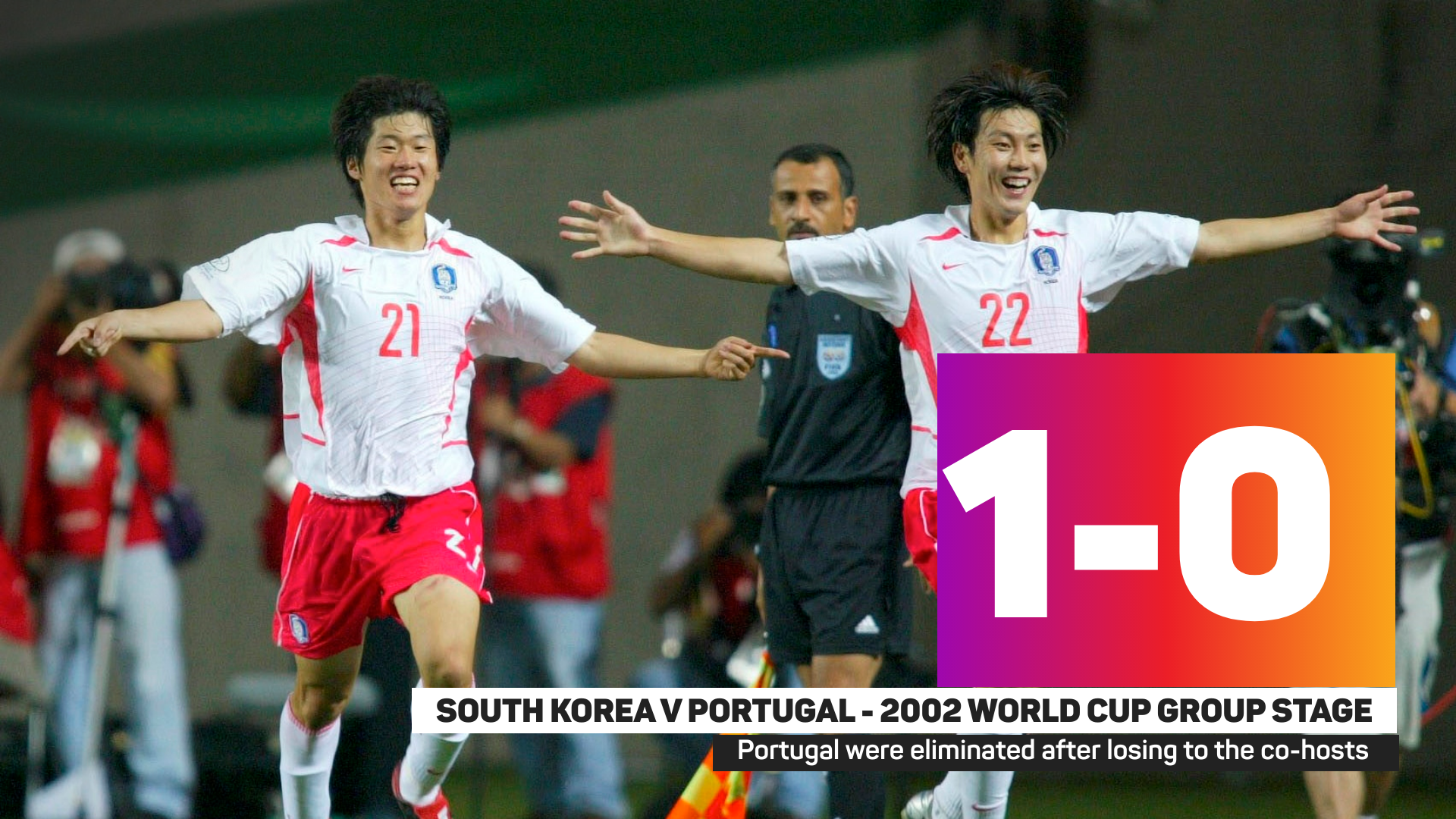 South Korea v Portugal 2002 World Cup