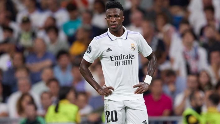 Atletico Madrid's president has pledged his support to Real Madrid forward Vinicius Junior