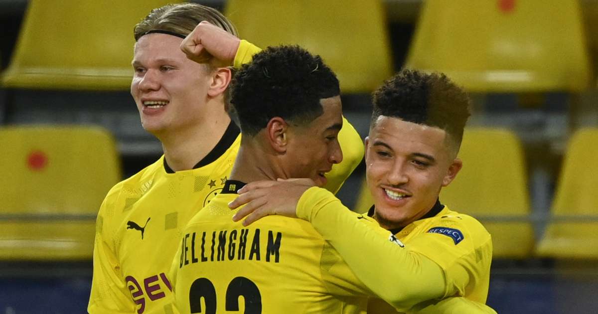 Sancho Follows In Beckham Footsteps Bellingham Thrilled As Dortmund Seal Champions League Spot