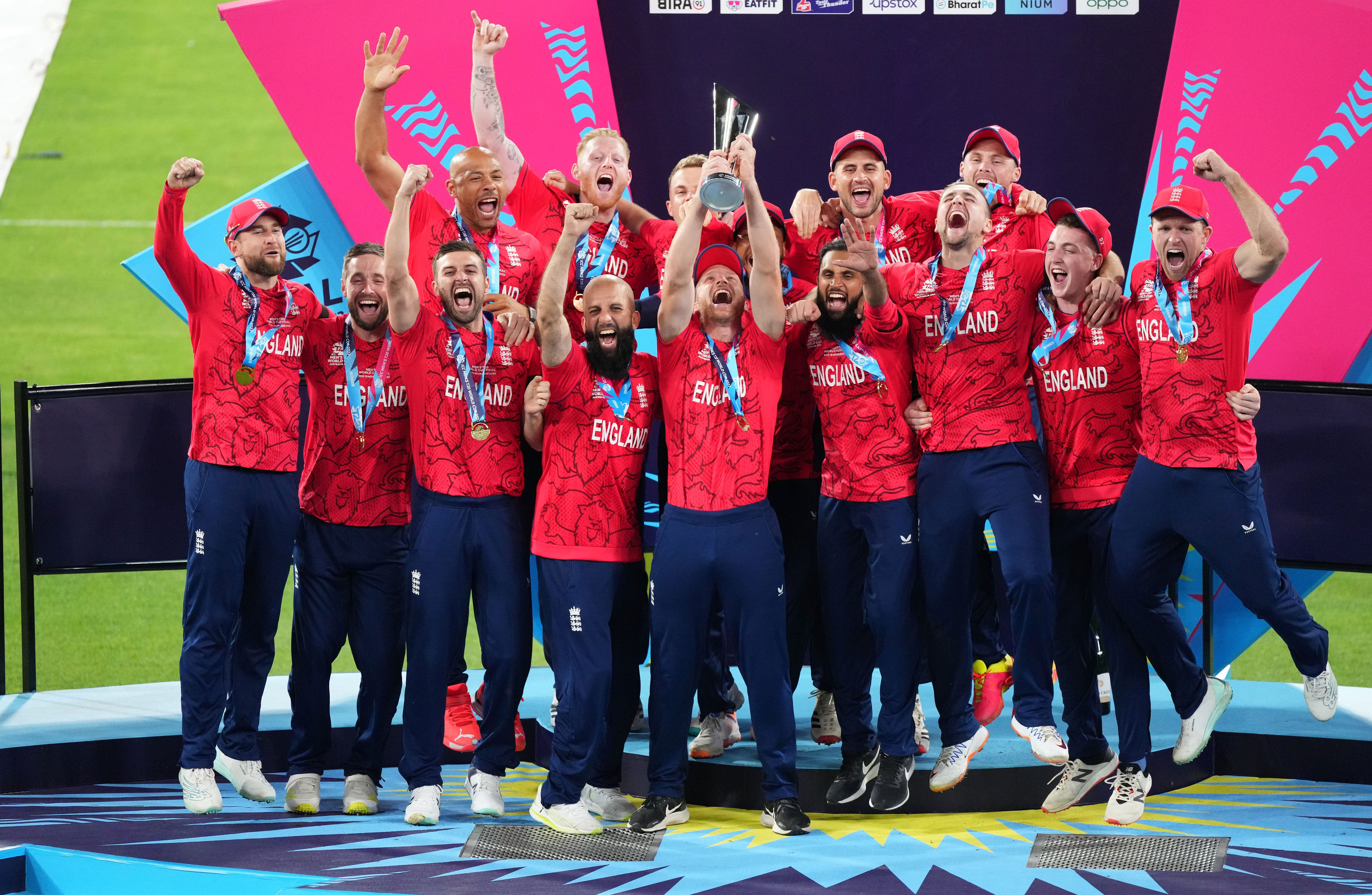 England won the T20 World Cup last year (PA)