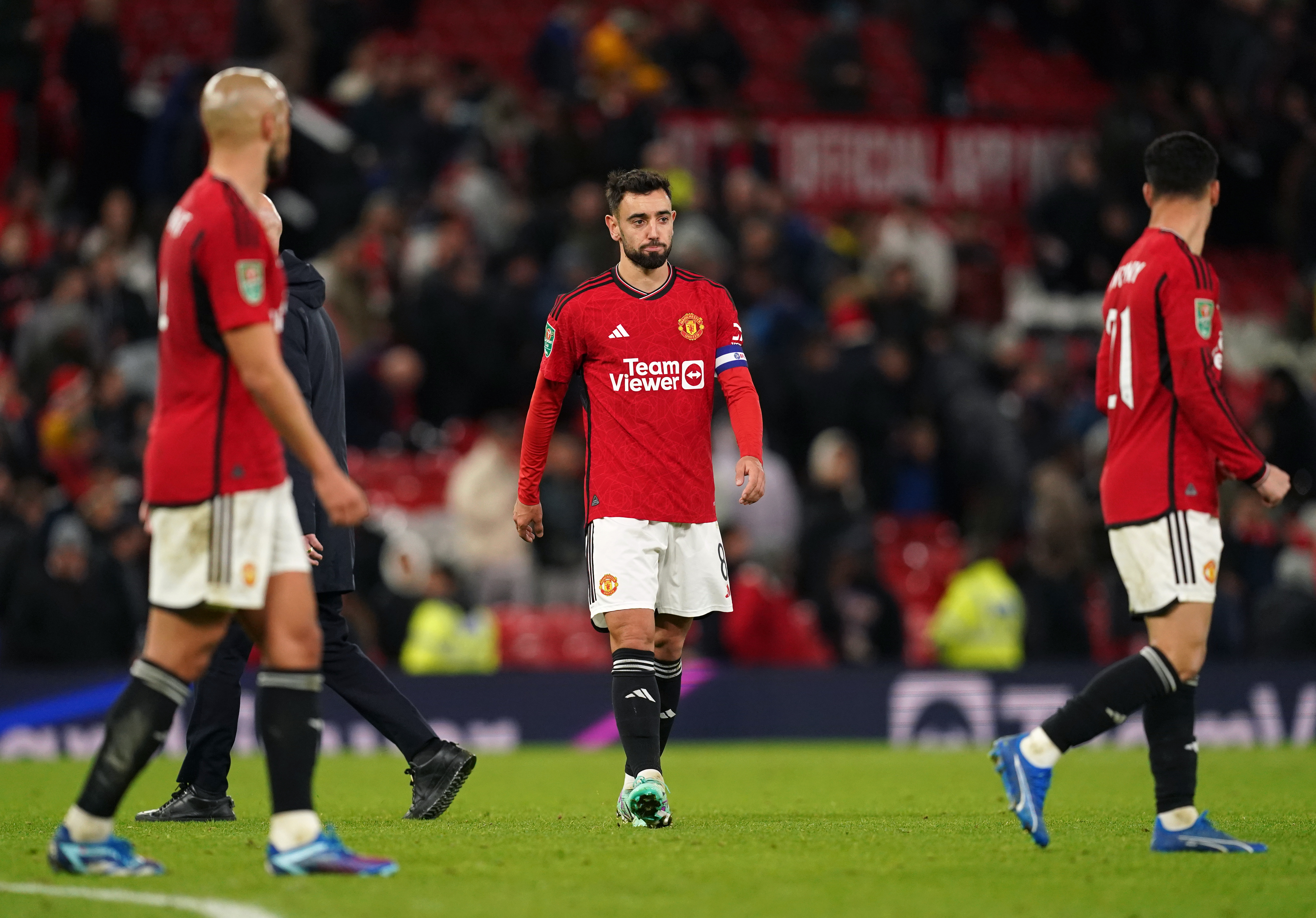 United have lost successive home matches 3-0