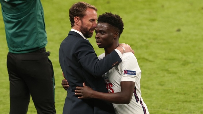 Bukayo Saka was man of the match in England's win over the Czech Republic