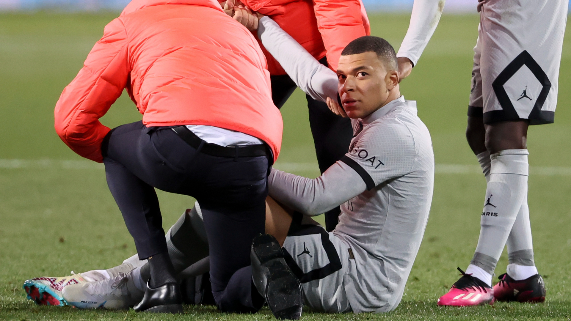 Kylian Mbappe looks set to miss PSG's Champions League last 16 first leg against Bayern Munich