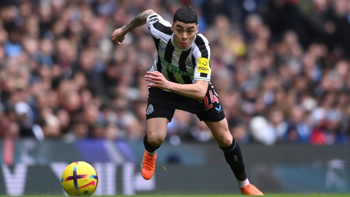 Injured Newcastle winger Miguel Almiron