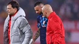 Marcelo Brozovic was injured during Croatia's win over Austria