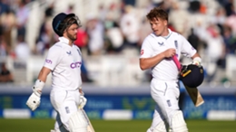 Ben Duckett and Ollie Pope piled on the runs for England against Ireland (John Walton/PA)