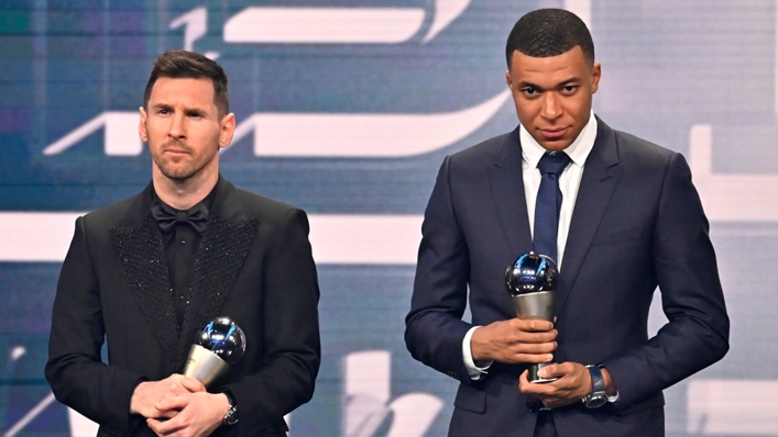 Lionel Messi pipped Kylian Mbappe to the FIFA Best Men's Player award
