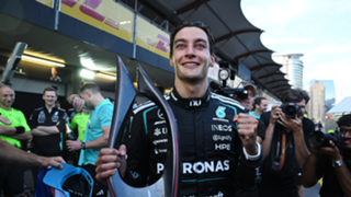 Russell sets his sights on 'flawless' Antonelli after Baku victory