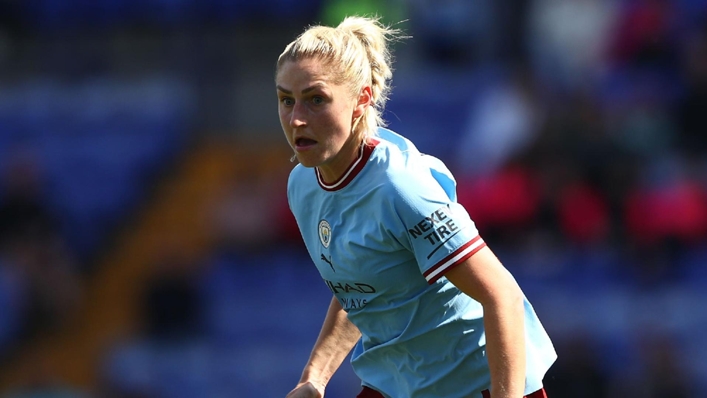 Laura Coombs in action for Manchester City (Tim Markland/PA)