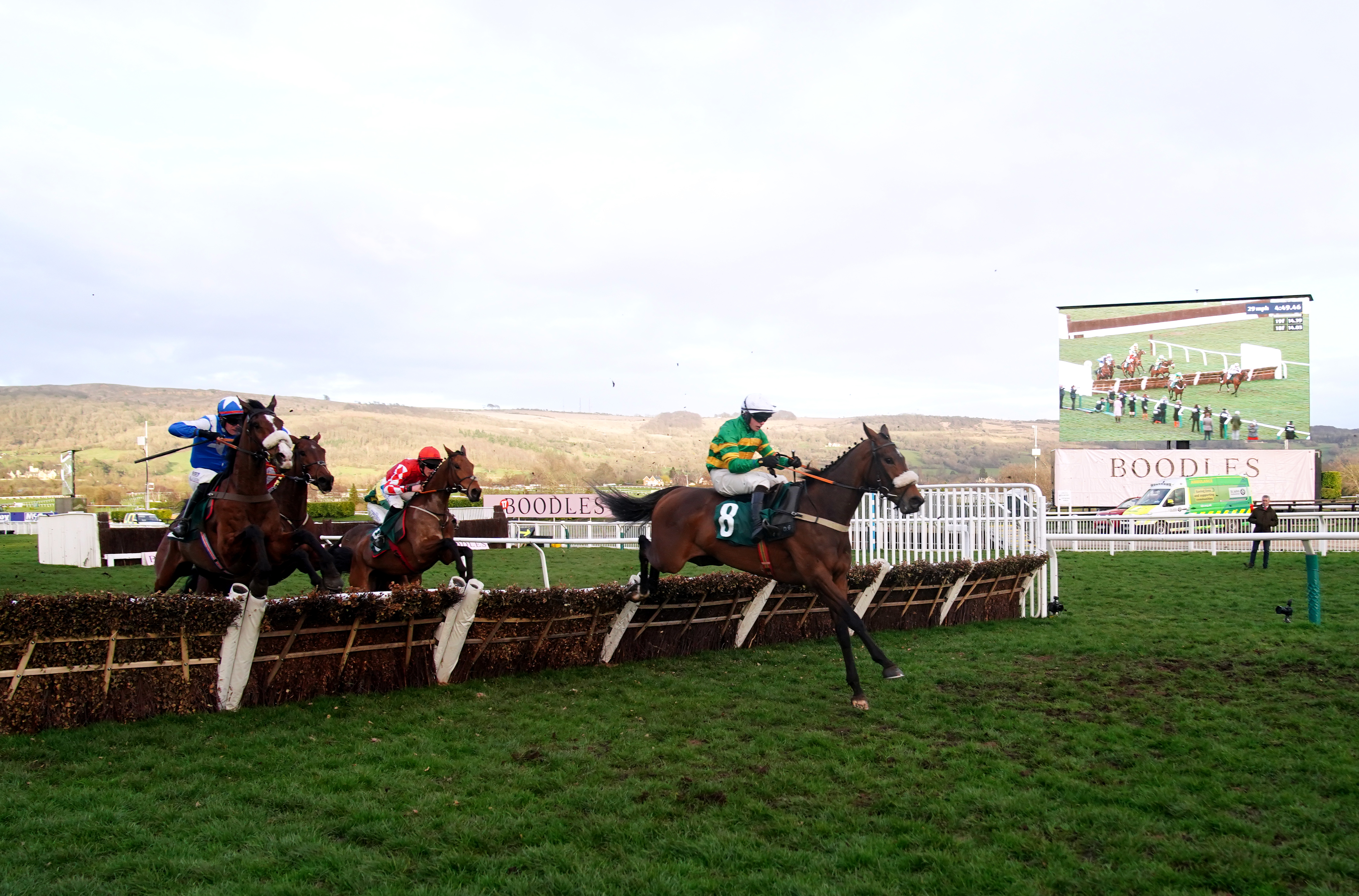 Iroko en route to winning the Martin Pipe at last year's Cheltenham Festival